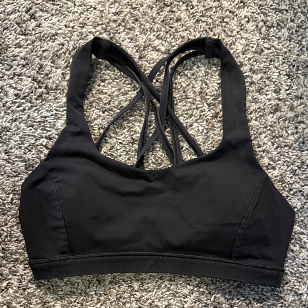 Lululemon Athletica Black Sports Bra